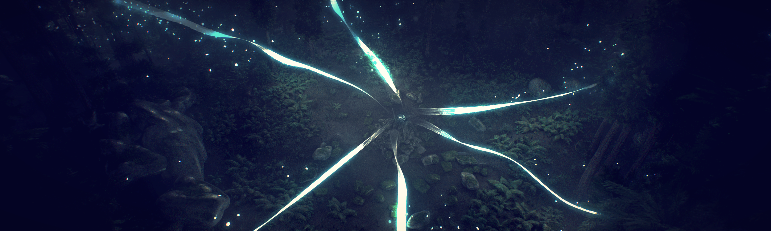 It all begins with a lightning strike...