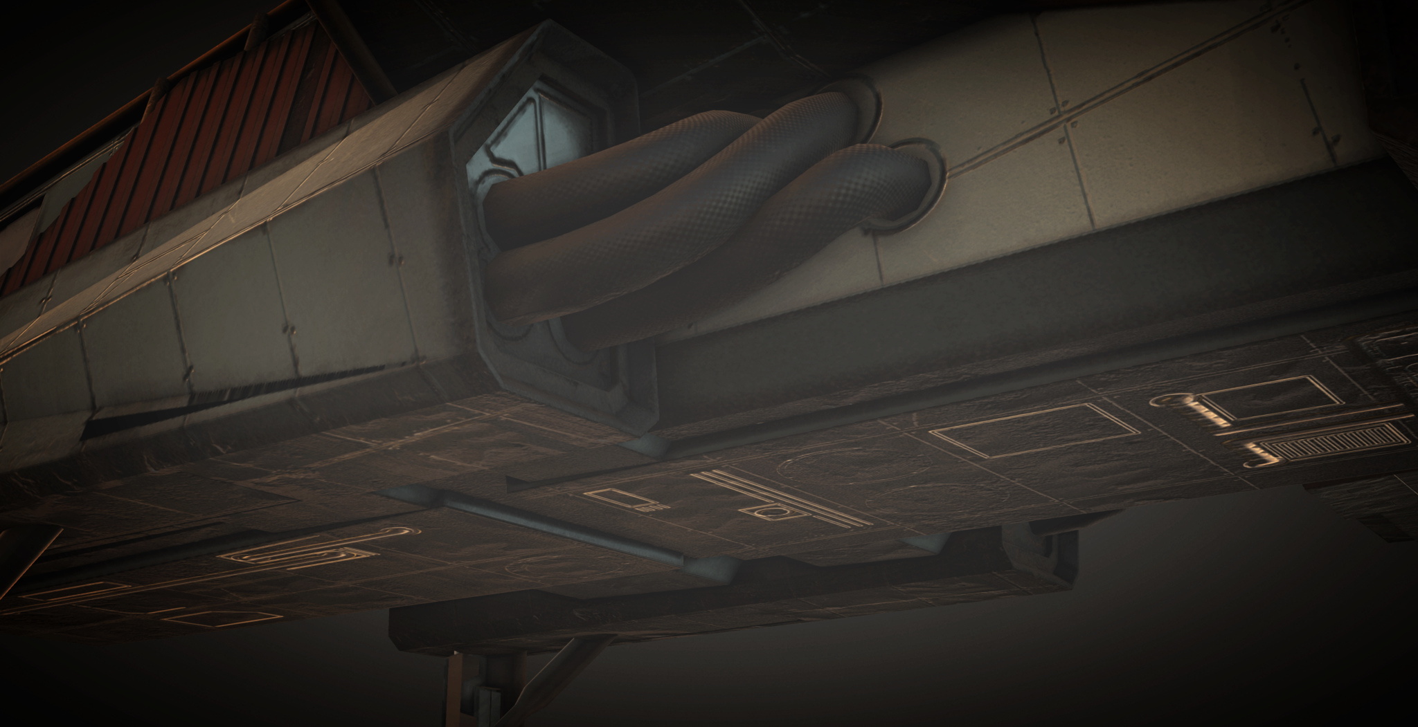 We worked to embed a lot of detail into the spaceship and the landscape to help the viewer be truly immersed in the virtual world of the advertisement.