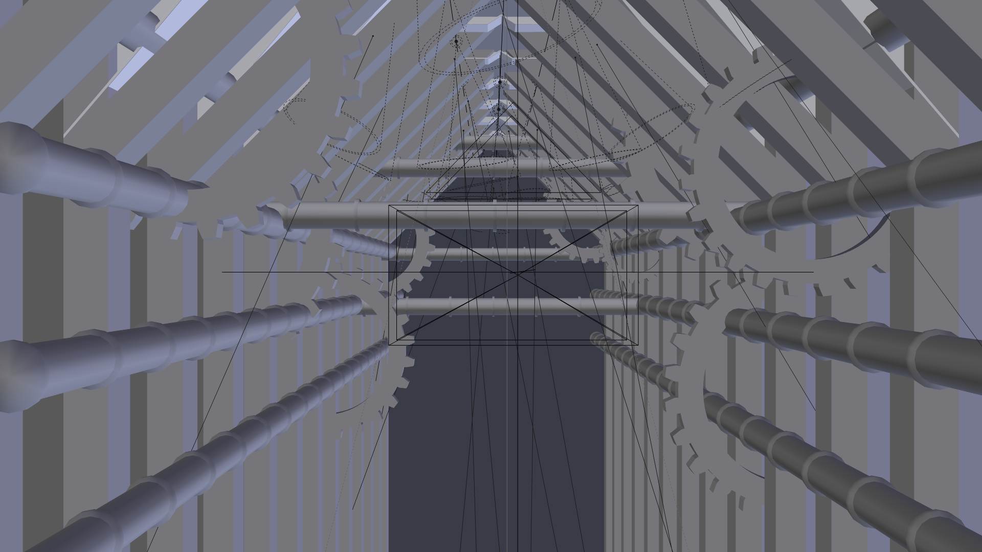 Work-In-Progress renders of the sub-city factory