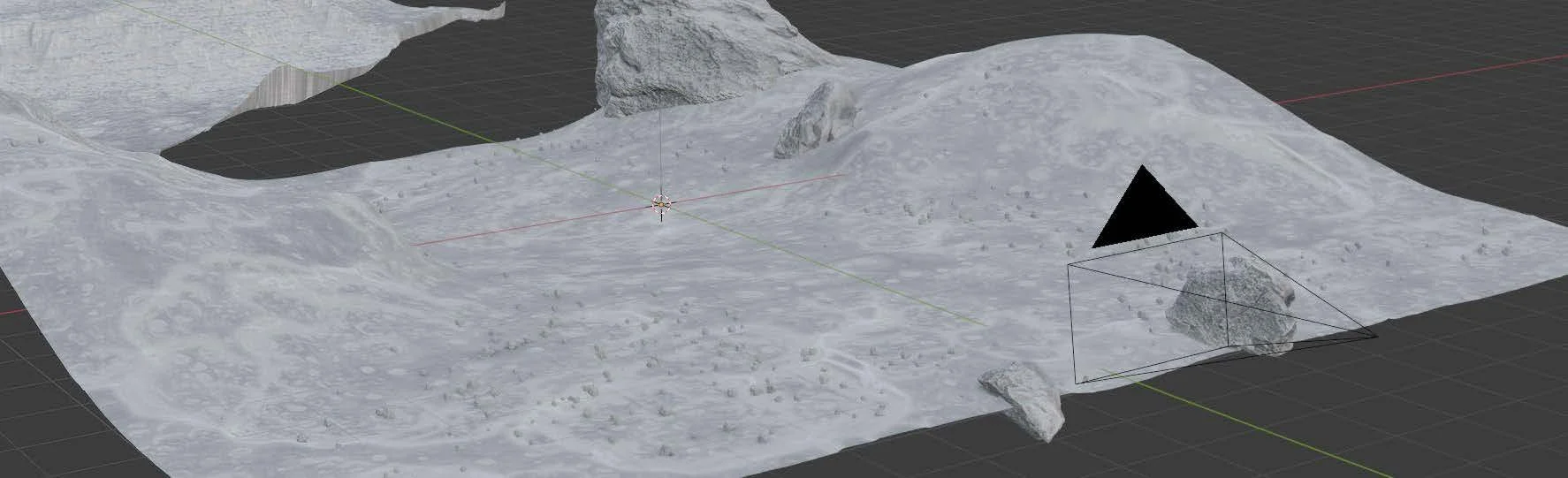 Using multiple landscape layers created a sense of depth